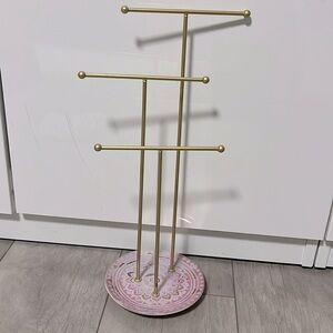 UMBRA Jewelry Organizer Rings and Necklace Hook Dish